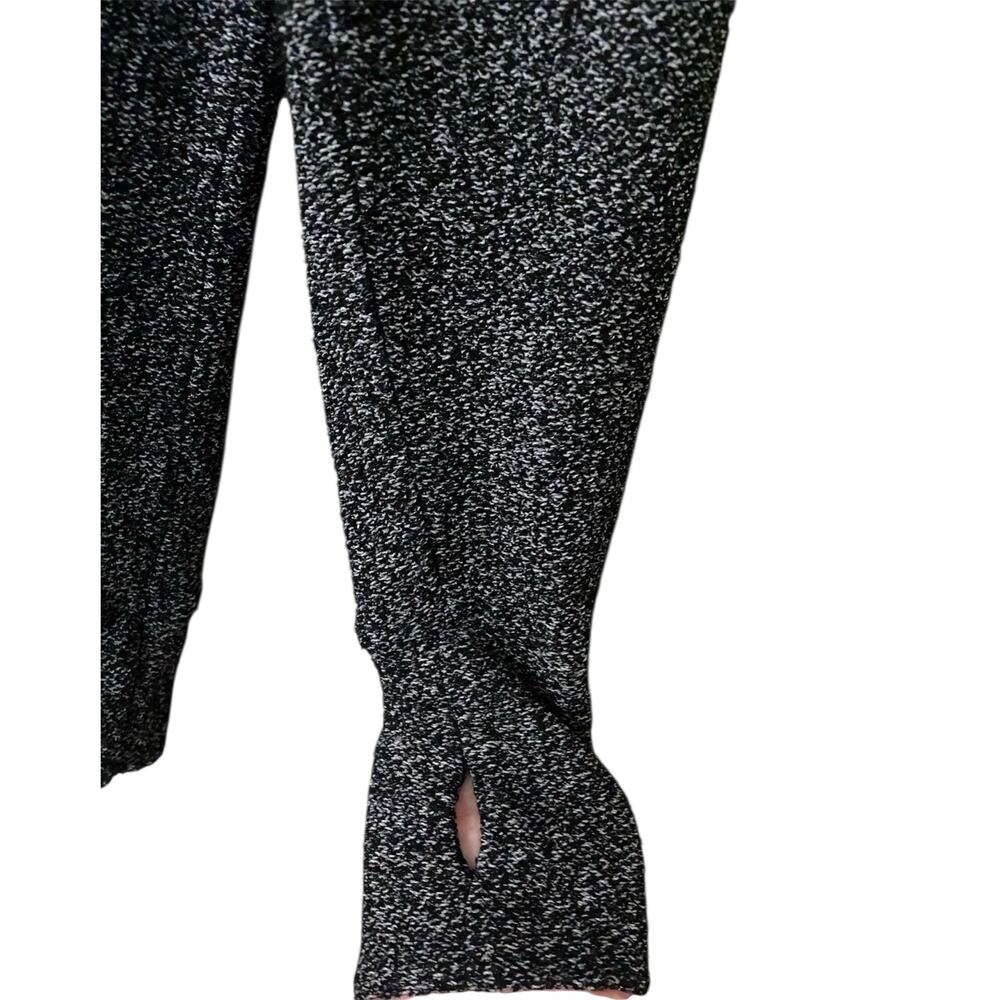 Nation LTD Crewneck Sweater XS/Small Dark Gray Marled Knit Long Sleeve Fisherman - Picture 4 of 8